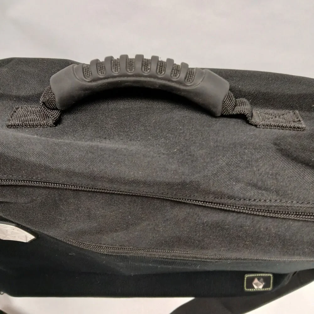 ThinkGeek Convertible RPG Dice Laptop Messenger Backpack Black 18